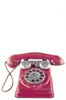 An old fashioned phone, decorative image for the contact page.